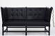 Roxy Klassik 
presents: 
Børge 
Mogensen / 
Fritz Hansen
BM 1789 - 
Spoke back sofa 
in black 
leather and 
black ...