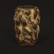 Axel Salto for Royal Copenhagen: Vase i spirende stil med sung glasur. Signeret. 
H: 12,3cm