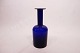 Large dark blue glass vase by Otto Brauer for Holmegaard.5000m2 showroom.