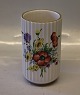 4015 Lyngby Porcelain Original Orginal Classical 9917 Orginal Clasical Channeled Vase with flower decoration and gold 12 c
