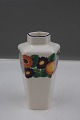 Golden Summer Royal Copenhagen Danish faience 
porcelain, 5-sided vase 15cm
