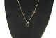 Elegant Necklace with black onyx 8 carat gold
Length 42 cm