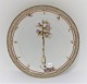 Royal Copenhagen, Flora Danica. Frokost tallerken. Design #3550. Diameter 22 cm. (1 sortering). Epipogium aphyllum