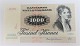 Danmark. Pengeseddel 1000 kr. 1992 C5. Kvalitet Ucirkuleret. Seddel har en lille plet