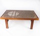 Coffee table in teak with tiles of Danish design from the 1960s.
