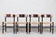 Børge Mogensen Set of 4 "Folkestolen"J 39 chairsof beech