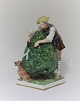 Bing & Grondahl. Porcelain figure 8039. Gardener cutting shrubs. Design: Drawing. Height 15 cm. (1 quality)