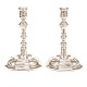 A pair of Danish Baroque silver candlesticks. Christen Knudsen, Aalborg, 
1746-61. H: 18,1cm. W: 485gr
