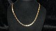 Elegant Y Pattern Necklace in 14ct GoldStamped HJ 585Length 42 cm