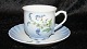 Kaffekop med underkop tallerken Christianholm PorcelænDen nr 8Højde 6,3 cmSOLGT