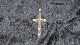 Cross in 14 Carat GoldStamped CHR 585Measures 41.81 * 19.74 mm