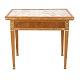 Danish Louis XVI tile top table with Dutch tiles. Denmark circa 1780. H: 72cm. 
Top: 57x82cm