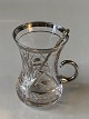 Tea glass with teaspoon
Height 9.2 cm approx
Nice and well maintained condition