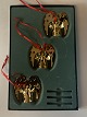 Georg Jensen Engle 3 pcs
Design: Leogriffen.dk
The Christmas decorations are 
made of brass
plated with 24 carat Gold