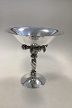 Danam Antik 
presents: 
Georg 
Jensen Sterling 
Silver Large 
Footed Grape 
Bowl No 264A