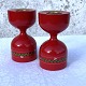 Red wooden candlesticks
*DKK 375