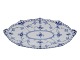 Blue Fluted Full LaceOblong dish 25 cm. from 1898-1923