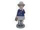 Royal Copenhagen figurSeptember - pige med taske og hat
