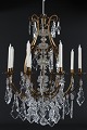Large bow shaped crystal chandelier8 arms for candles