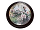 Royal Copenhagen Carl Larsson plate in wooden frameAzaleas