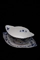 Royal Copenhagen Blue Fluted full lace sauce dish on fixed saucer. 1.sort.
RC# 1/1105...