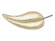 Danish Sterling silver
Leaf brooch with yellow enamel