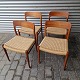 6 NO Møller stole
Model 75
Teak/flet
