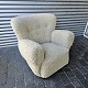 Lænestolmed lammeskindFra 20'erne