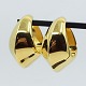 Nanna Ditzel for Georg Jensen; Pair of ear rings in 18k gold, No. 1126