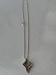 Silver necklace with pendant
Stamped 925S, length 41 cm.