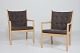 Hans J. WegnerChairs FH 1788of beech and brown fabric