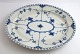 Royal Copenhagen. Blue fluted, full lace. Oval serving plate. Model 1147. Length 29 cm. Width 23 cm. (2 quality)