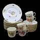 Royal Copenhagen, Tung Saksisk blomst porcelæn; Espresso ...