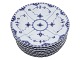 Blue Fluted Full Lace
Dinner plate 24.5 cm. #1084