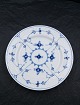 Blue Fluted plain Danish porcelain. Luncheon plates 21.5cms No 178