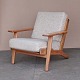 Hans Wegner lænestolGE290lys teak