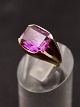 14 carat gold ring with amethyst
