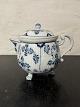 Meissen: Blue fluted lidded jug