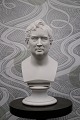 Antique Royal Copenhagen bust in bisquit of the Danish poet Adam 
Oehlenschläger...