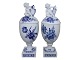 Blue Flower Curved
Lidded jar with putti figurine
