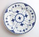Royal Copenhagen. Blue fluted, half lace. Plate. Model 573. Diameter 19 cm. (3 quality)