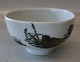 Aluminia kunstfajance 1100-5316 Kgl. Alumnia Diana stentøjsskål med ænder 8 x 13 
cm Nils Thorsson