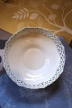 Antique Royal Copenhagen bowl in White Full Lace 
from the year 1870-90...