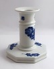 Royal Copenhagen. Blå blomst, kantet. Lysestage. Model 3303. Højde  11 cm. (2 
sortering)
