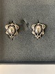 Georg Jensen sterling silver Heritage Annual Jewelry 2015, ear clips