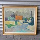 Arnold W. Pedersen maleri
Landsby huse
67,5 cm