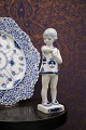 Royal Copenhagen, small Blue Fluted girl with butterfly. 
1/4795...