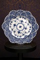 Royal Copenhagen, Blue Fluted Full Lace flat plate with scalloped edge.  
1/1094...