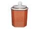 Royal Copenhagen
Orangerød Craquele tedåse