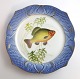 Royal Copenhagen. Fish set No.19. Model 3002. Diameter 22.5 cm. Cyprinus 
carassius. Produced before 1923. (1 quality)